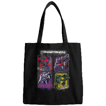 Discover Transformers Classic Characters Graffiti Painted Walls Retro Bags
