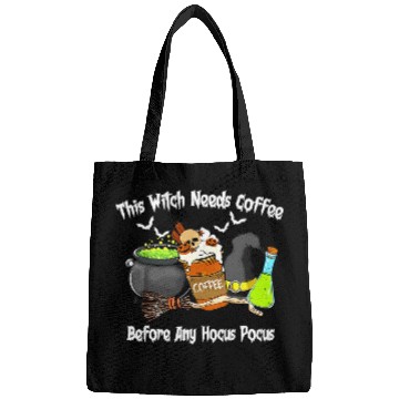 Discover Coffee Fun This Witch Needs Coffee Before Any Hocus Pocus Halloween 10 Bags