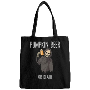 Discover Beer Fun Grim Reaper Pumpkin Beer or Death Bags
