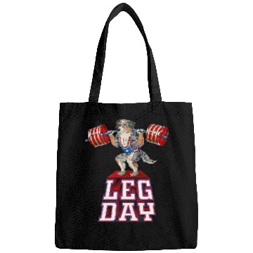 Discover Leg Day aussie Weight Lifting Squat Gym Bags
