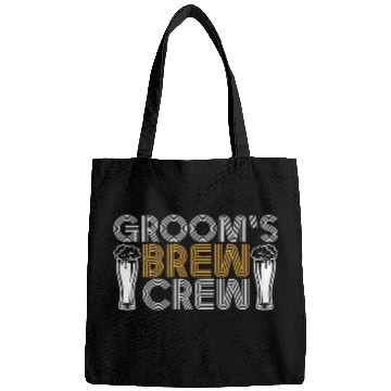Discover Beer Fun Grooms Brew Groomsmen Beer Drinker Crew Team Bags