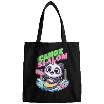 Discover Panda Pet Canoe Slalom Sports Fan Kawaii Style Bags