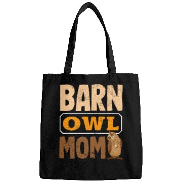 Discover Owl Pet Enthusiast Barnw Owl Mom Funny Barn Owl Tyto Alba Bags