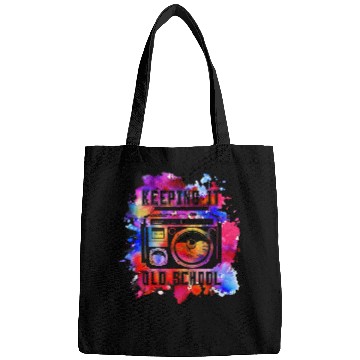 Discover Keeping It Old School 80s 90s Boombox Retro Music Bags