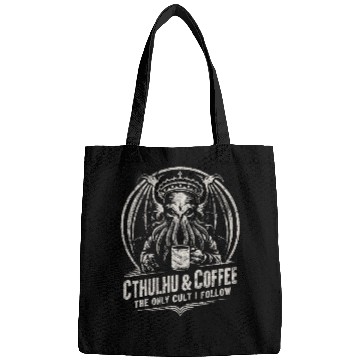 Discover Coffee Fun Cthulhu Coffee Cult Bags
