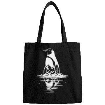 Discover Penguin Pet Arctic Scene Reflective Graphic Art Design Bags