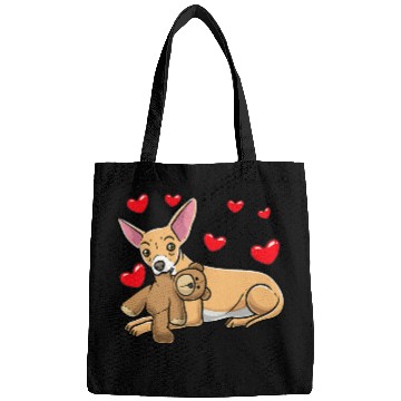 Discover Chiweenie Dog With Stuffed Animal Bags