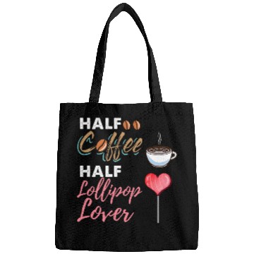 Discover Coffee Fun Half Coffee Half Lollipop Lover Bags