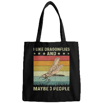 Discover I Like Dragonflies Maybe 3 People Retro 60s 70s Dragonfly Bags