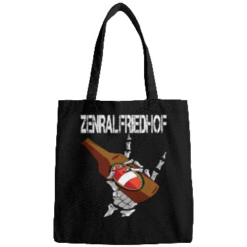 Discover Beer Fun Central Graveyard Vienna Austria Carving Oida Beer Skeleton Bags