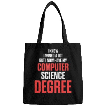 Discover Wines Fun Computer Science IT Graduate Wined Graduation Bags