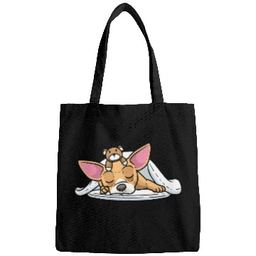 Discover Chiweenie Dog With Stuffed Animal Sleeping Napping Bags