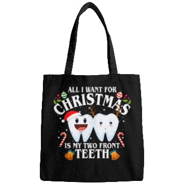 Discover Christmas Dental Squad Santa Two Front Teeth dentists xmass 21 Bags
