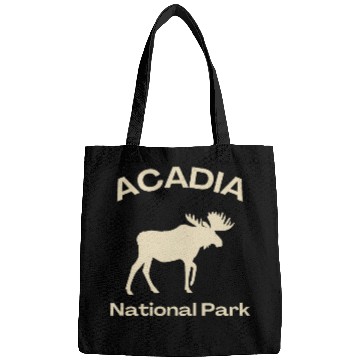 Discover Lacrosse Gift Acadia National Park Moose Maine Tourist Travel Visitor Bags