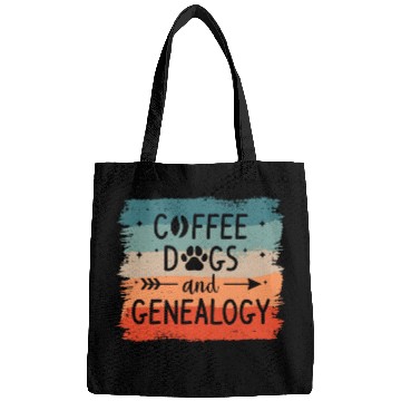 Discover Coffee Fun Dogs And Genealogy Genealogist Genealogists 2 Bags