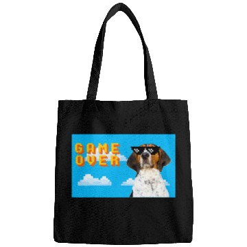 Discover 8Bit Game Over Treeing Walker Coonhound Bags
