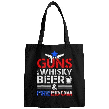 Discover Beer Fun guns Whisky Beer Freedom Proud American Flag Party Gift USA 3 Bags