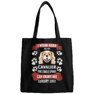 Discover Enjoy luxury life Cavalier King Charles Spaniel Bags