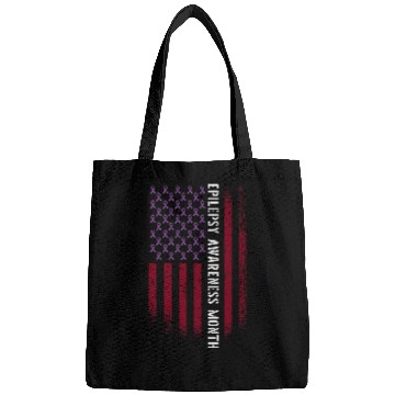 Discover American Advocacy Campaign Flag Epilepsy Awareness Month Bags