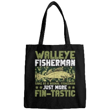 Discover Walleye Fisherman Design For Walleye Fishing Bags