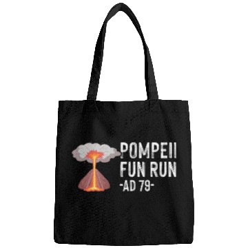 Discover Pompeii Fun Run AD 79 Quote Fun Human Geography Nerd Bags