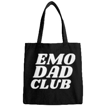 Discover EMO DAD CLUB Elder Emo Alternative and Emo Music Lover Bags