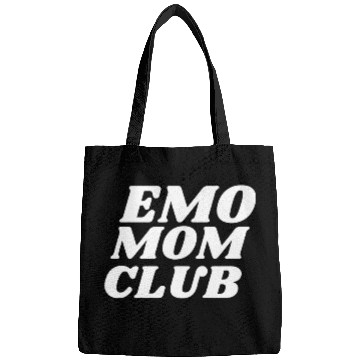 Discover EMO MOM CLUB Elder Emo Alternative and Emo Music Lover Bags