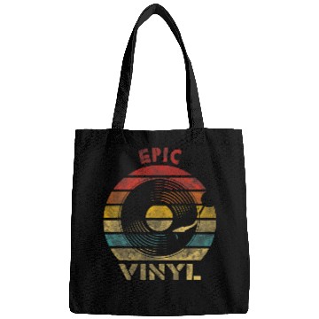 Discover Epic Vinyl Retro Record vintages Music Bags