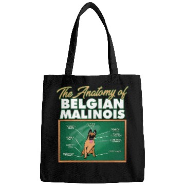 Discover Anatomy Of A Belgian Malinois I Funny Mechelaar Bags