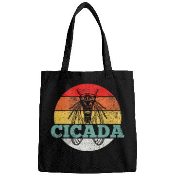 Discover Cicada Insect Retro Vintage Bags