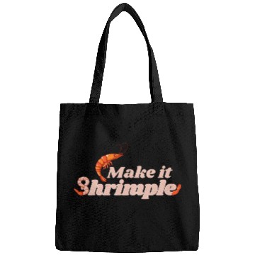 Discover Funny Shrimp Eating Seafood Shellfish design Gift Bags