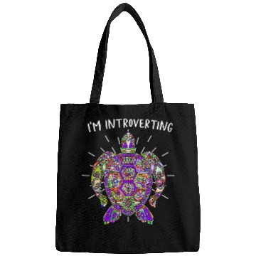 Discover Turtle Pet I m Introverting Turtle Shell Love Bohemian Art 2 Bags