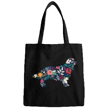 Discover Floral Cavalier King Charles Spaniel 2 Bags