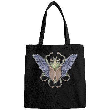 Discover Cool Fantasy Tulip Beetle Illustration Entomologist Tee Bags