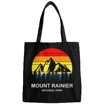 Discover vintages Mount Mt Rainier National Park Souvenir Hike Bags