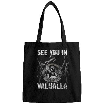 Discover Vikings See You In Valhalla Norse Gods Loki Viking Bags