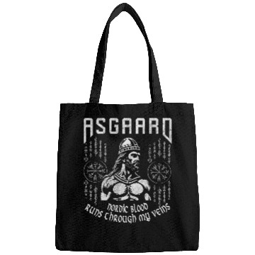 Discover Wikinger Rune Odin Asgard Thor Walhala Vegvisir Bags