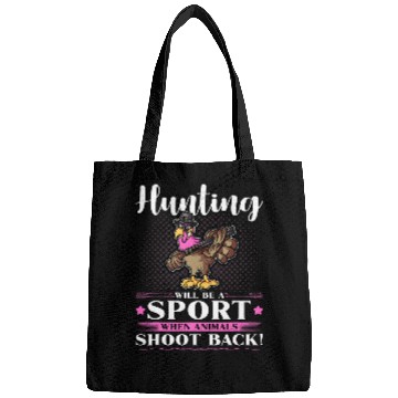Discover Lacrosse Gift antis Turkey Hunting Protest Quote Funny Animal Rights Bags