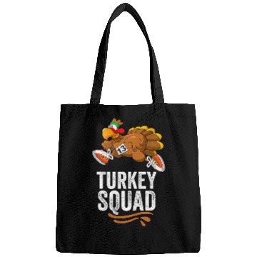 Discover Turkey Trot Squad Funny Thanksgiving Run Cute Matching Bags