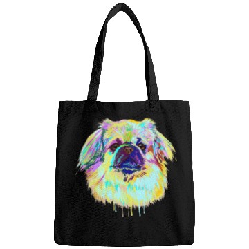 Discover Colourful Splash Dog Tibetan Spaniel Bags