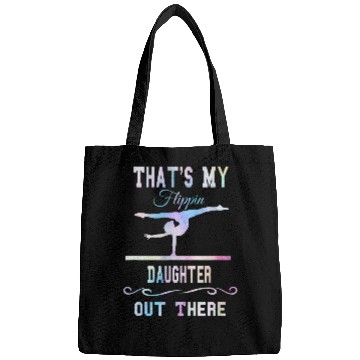 Discover Gymnastics Mom Thats My Flippin Daughter Out There Bags