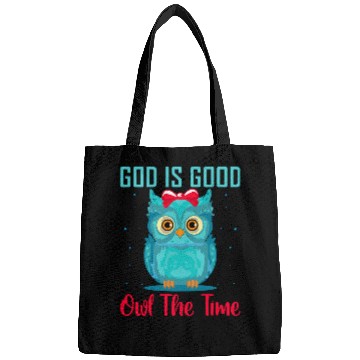 Discover Owl Pet God Is Good Owl The Time Christian s for kids Bags