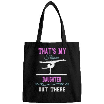 Discover Gymnastics Mom Thats My Flippin Daughter Out There 1 Bags