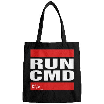 Discover Run CMD Computer Programming Coder Tech Geeky Bags