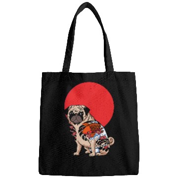 Discover Yakuza Pug Tattoo Bags