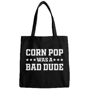 Discover Lacrosse Gift Corn Pop Was A Bad Dude Funny Sarcastic Saying 21 Bags