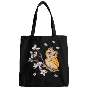 Discover Owl Pet Cherry Blossom Style Owl Lovers Bags