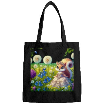 Discover Squirrel Pet Kids Squirrel princess in spring playground Bags