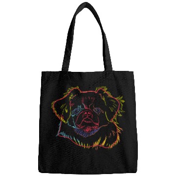 Discover Colourful Dog Tibetan Spaniel Bags