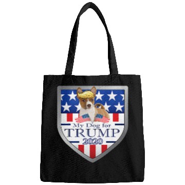 Discover My Basenji For Trump Bags